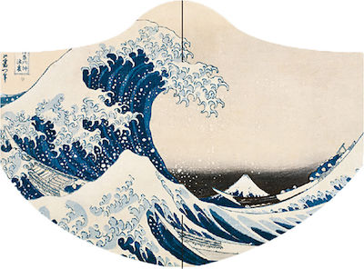 Loqi Face Mask Artist Katsushika Hokusai The Great Wave 1τμχ
