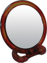 AGC Double Sided Tabletop Makeup Mirror Brown