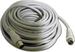 FT Electronics Antenna Cable Coax male - Coax female 10m White (FTT2-015)