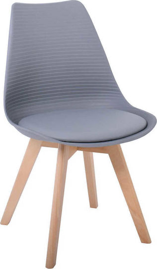 Martin Stripe Столички За кухня от полипропилен Сив 4бр 49x56x82бр