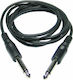 Hilec Cable 6.3mm male - 6.3mm male 1.5m (CALIN346)
