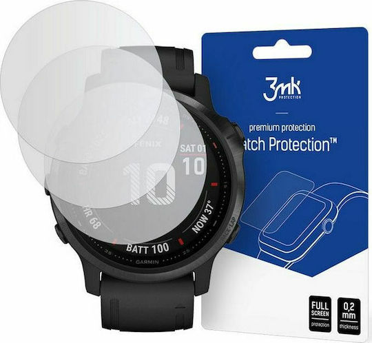 3MK Flexible 7H Tempered Glass pentru Garmin Fenix 6S/6S Pro 3buc