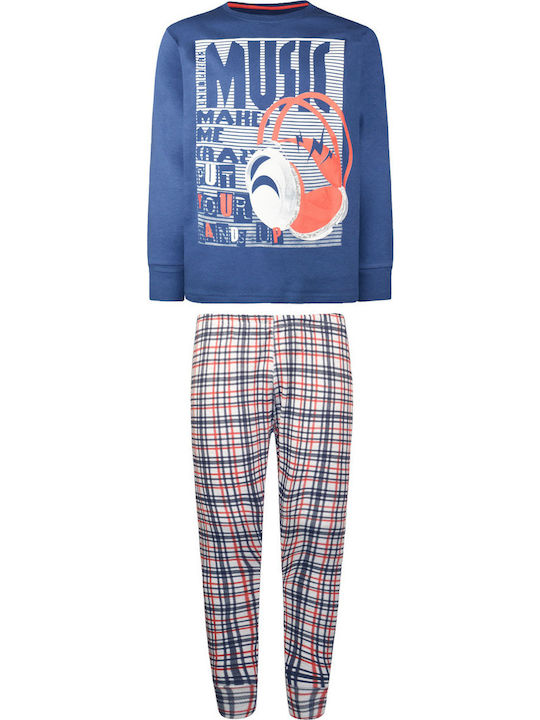 Energiers Kids' Pajamas Winter Blue Music