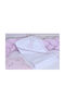 Baby Oliver Baby-Badetuch mit Kapuzen Rosa 75x75cm