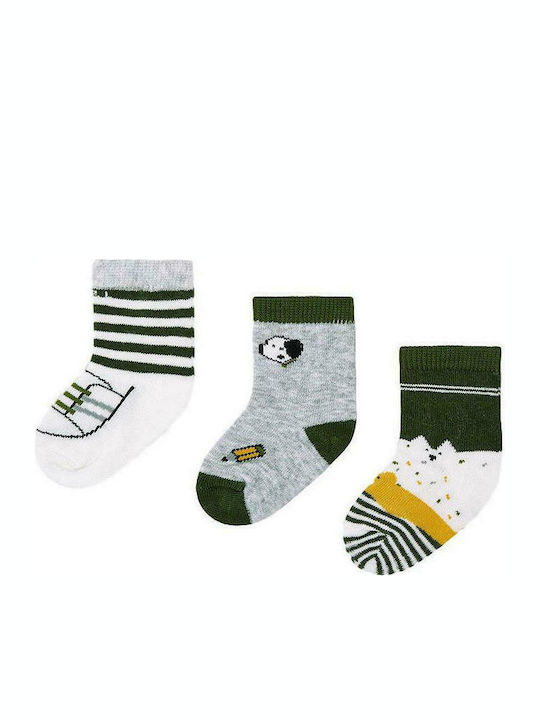 Mayoral Kids Ankle Socks Green 3 Pair