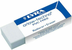 Lyra Γόμα για Μολύβι Orlow Techno Λευκή