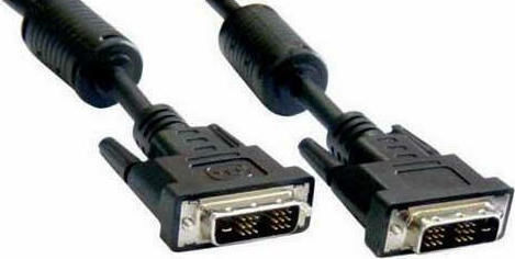 Bridge Cable Кабел DVI-I мъжки - DVI-I мъжки 5м Черен