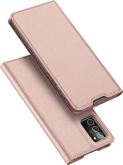Dux Ducis Skin Pro Wallet Δερματίνης Ροζ Χρυσό (Galaxy Note 20)
