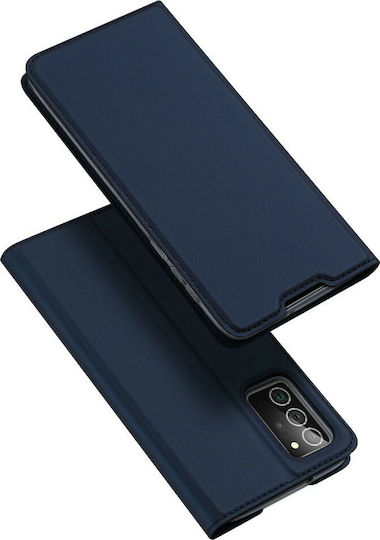 Dux Ducis Skin Pro Wallet Piele artificială Albastru marin (Galaxy Note 20)