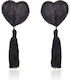 Toyz4lovers Heart Nipples Tassels Black