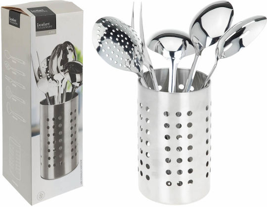 Excellent Houseware Σετ Ανοξείδωτων Εργαλείων Μαγειρικής με Βάση 6τμχ
