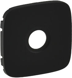 Legrand Valena Allure TV-Antennen-Steckdosenplatte in Schwarz Farbe 754768