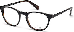Guess Men's Acetate Prescription Eyeglass Frames Black GU1959 001