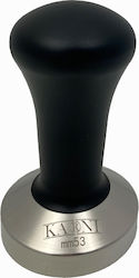 Karni Tamper with Flat Surface 53mm Black in Black Color