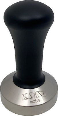 Karni Tamper with Flat Surface 54mm in Black Color