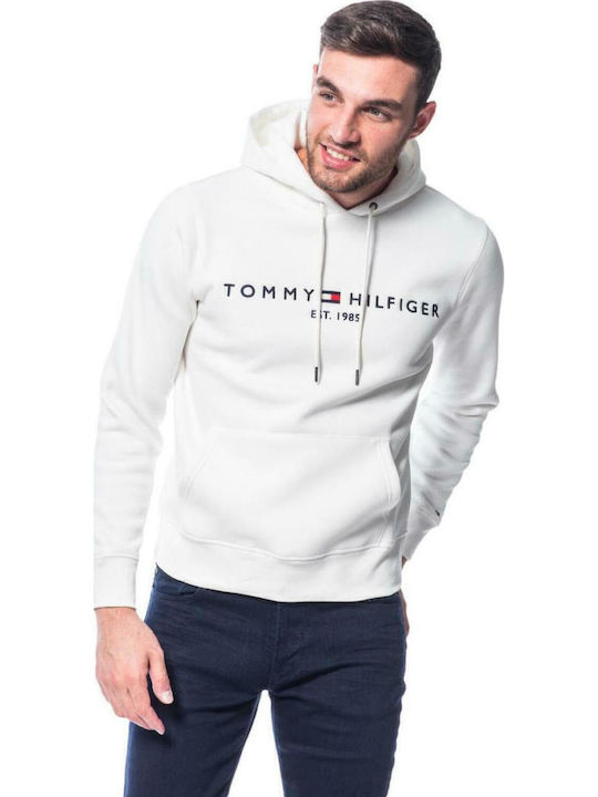 Sweatshirt with Hood White