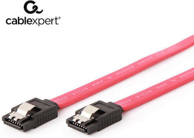 Cablexpert 7-Pin SATA III - 7-Pin SATA III Kabel 0.1cm Rot (CC-SATAM-DATA-0.1M)