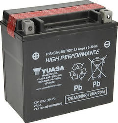 Yuasa Closed Type Motorcycle Battery YTX14H-BS 240A with Capacity 12Ah