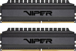 Patriot Viper 4 Blackout 64GB DDR4 RAM mit 2 Modulen (2x32GB) und Geschwindigkeit 3600 für Schreibtisch