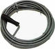 Pasco Drain Snake Spiral 5.0m x 5.5mm Steel Drain Unblockers 5m with Maximum Unclogging Thickness 5.5mm