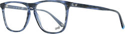 Web Herren Acetat Brillengestell Blau WE5286 092