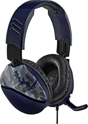 Turtle Beach Recon 70 Über Ohr Gaming-Headset mit Verbindung 3,5mm Blue Camo