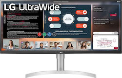 LG 34WN650-W Ultrawide IPS HDR Monitor 34" FHD 2560x1080 με Χρόνο Απόκρισης 5ms GTG