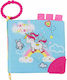 Kikka Boo Activity Book Εκπαιδευτικό Βιβλίο Δραστηριοτήτων Happy Unicorn made of Fabric for 0++ Months