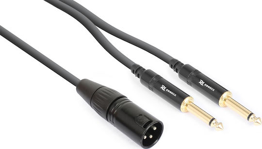Power Dynamics XLR male to 6.3mm male 3m Cable (177.153)