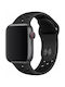 Devia Deluxe Sport2 Λουράκι Σιλικόνης Μαύρο (Apple Watch 42/44/45mm)