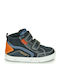 Geox Kids Sneakers High Anatomic with Scratch Navy Blue