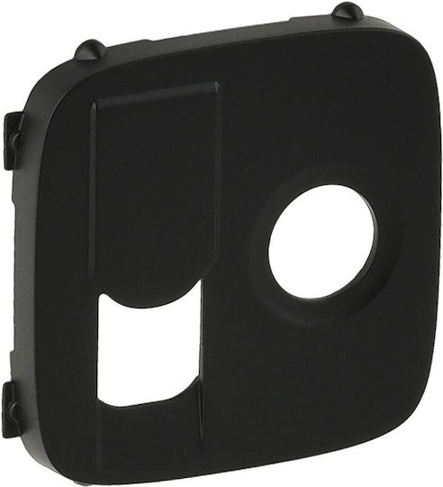 Legrand Valena Allure TV-Antenna Socket Front TV+RJ45 in Black Color 754838