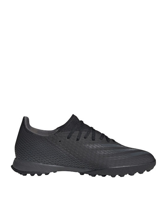 adidas X Ghosted.3 Ποδοσφαιρικά Παπούτσια με Σχάρα TF Core Black / Grey Six