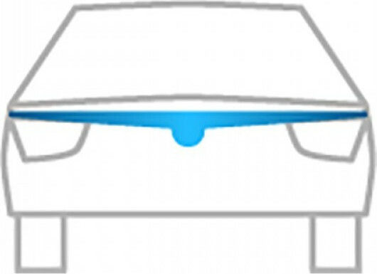 Heko Windbreaker Front Car Dark Fime for Mercedes-Benz Sprinter 1pcs