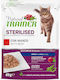 Trainer Sterilised Wet Food for Sterilised Adult Cats In Pouch with Beef 1pc 85gr