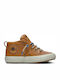 Converse Παιδικά Sneakers High Chuck Taylor All Star Street Boot Ανατομικά Ταμπά