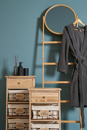 Συρταριέρα Αποθήκευσης Home Deluxe από Ξύλο με 4 Συρτάρια Μ37xΠ27xΥ73εκ.