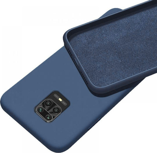 Sonique Liquid Back Cover Σιλικόνης Μαύρο (Redmi Note 9S / 9 Pro / 9 Pro Max)