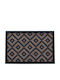 Ankor Carpet with Non-Slip Underside Doormat Καφέ-Μαύρο 40x60εκ.