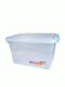 Next Plastic Storage Box with Lid Transparent 40x27x28cm