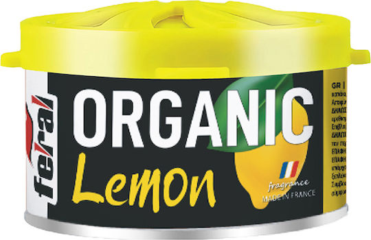 Feral Car Air Freshener Can Console/Dashboard Organic Collection Lemon 40gr