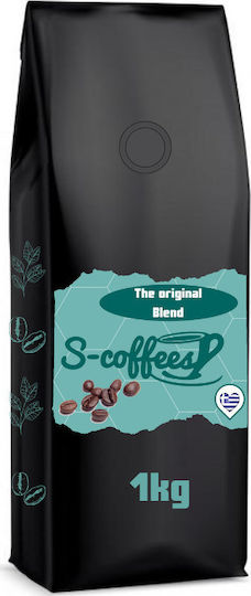 S-coffees Espresso Kaffee Brasilien Original in Körner 1kg