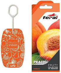 Feral Lufterfrischer-Karte Autoanhänger Fruity Collection Pfirsich 1Stück