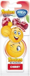 Fresh Way Αρωματική Καρτέλα Κρεμαστή Αυτοκινήτου Smiles Cherry