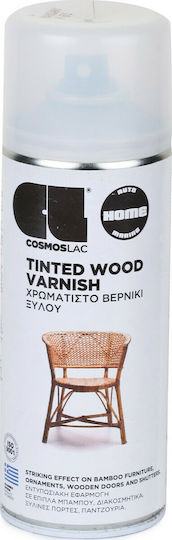 Cosmos Lac Σπρέι Βερνίκι Tinted Wood Varnish Τικ 400ml