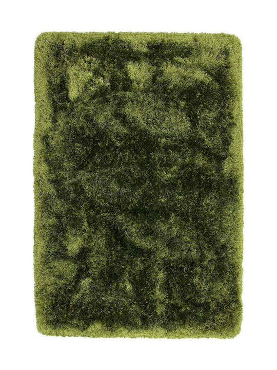 Asiatic London Plush Handmade Rug Rectangular Green