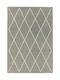 Asiatic London Diamond Handmade Rug Rectangular Silver