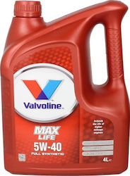 Valvoline Max Life Λάδι 5W-40 4lt Valvoline Max Life Λάδι 5W-40 4lt