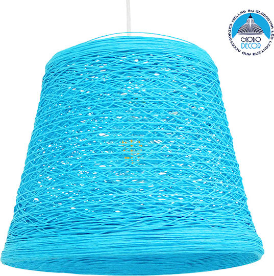 GloboStar Argent Lumini Suspendate Albastru 32x27x27cm