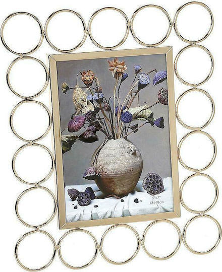Espiel Espiel Metallischer Fotorahmen mit Goldenem Rahmen